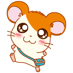 mafurachan:hamtaro line stickers!