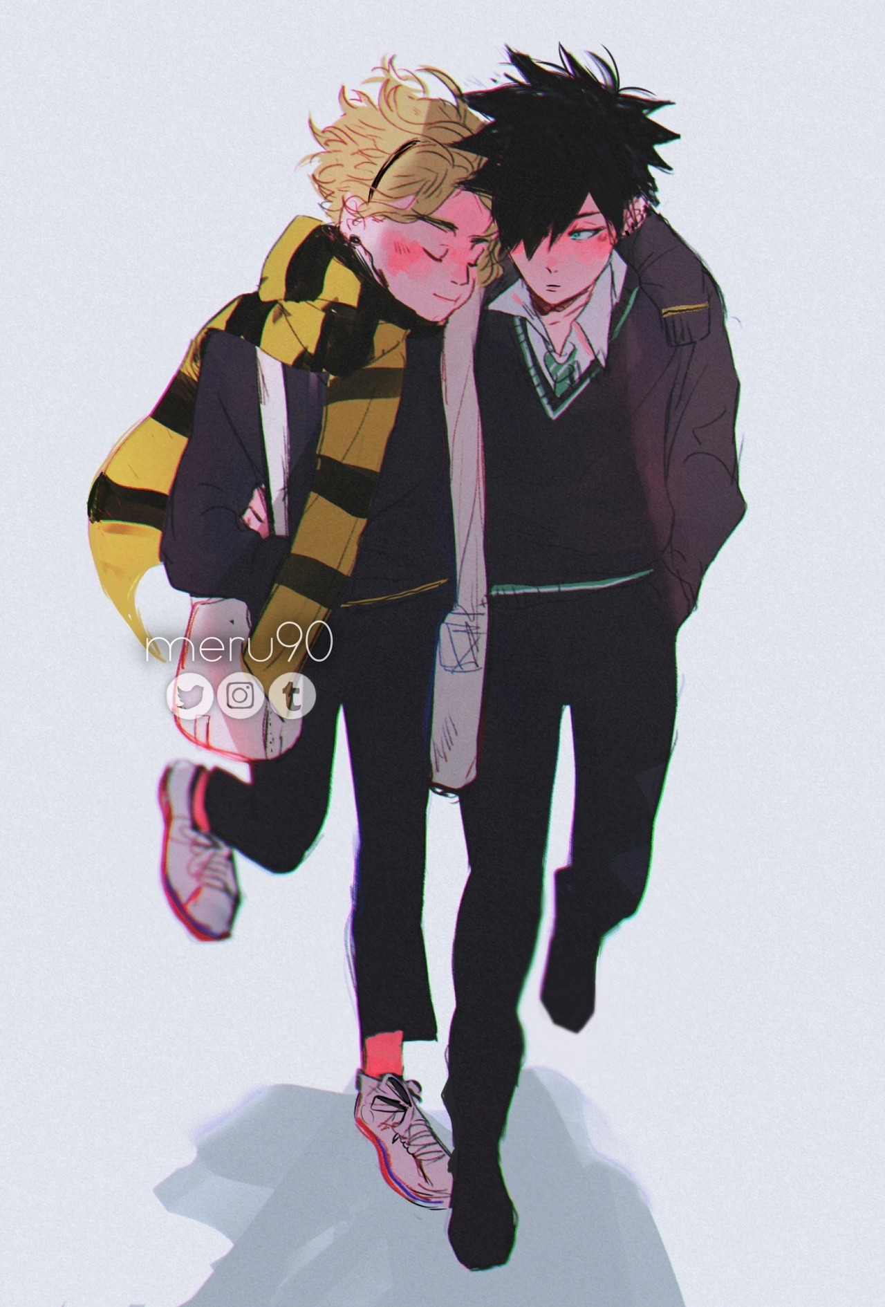 cute slytherpuff dynamic it was in the end :,^) ! !!