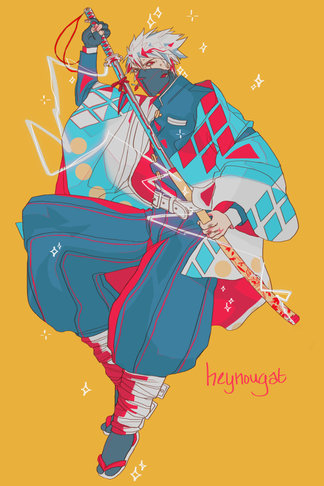 hey did yall miss me? here’s another kakashi au! demon slayer kakashi! he’s electrifying ;)