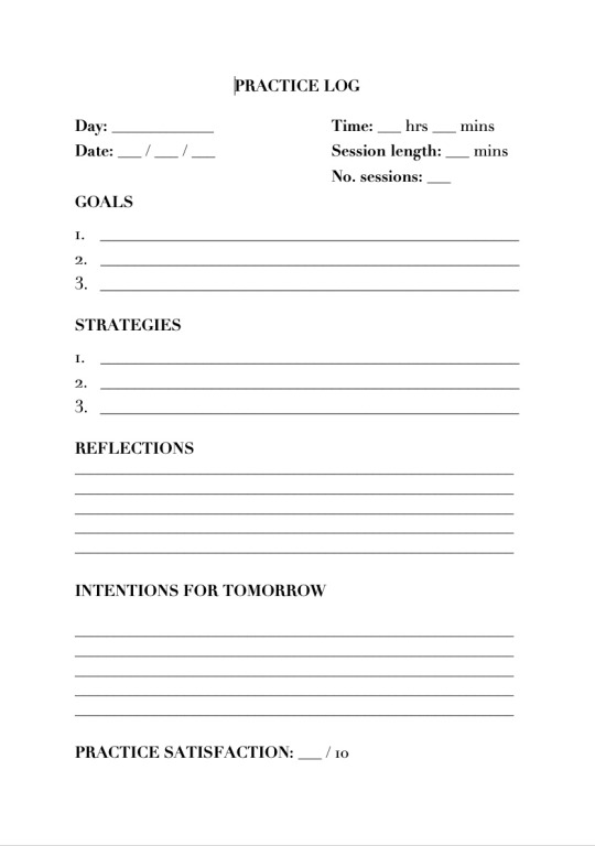 new music coach log Tumblr image about Printable Music Practice Log known as tunes teach log Tumblr