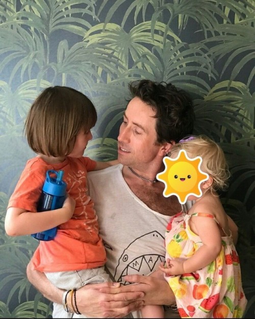 fapfapfashion:Nick being an awesome god dad with Arlo and...