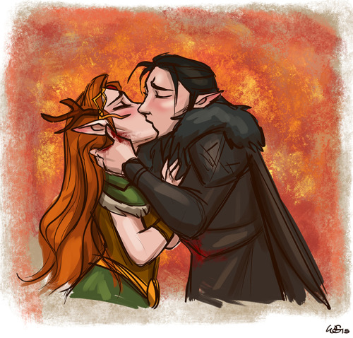 wendydoodles:The Kiss.