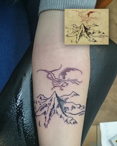 Resultado de imagem para hobbit tattoo
