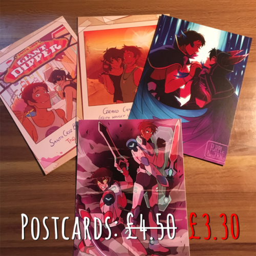 purpleneutrino-art:All my Klance prints, postcards and...