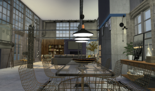 designbypetra:Industrial Housecc creators: @daer0n @leo-sims...