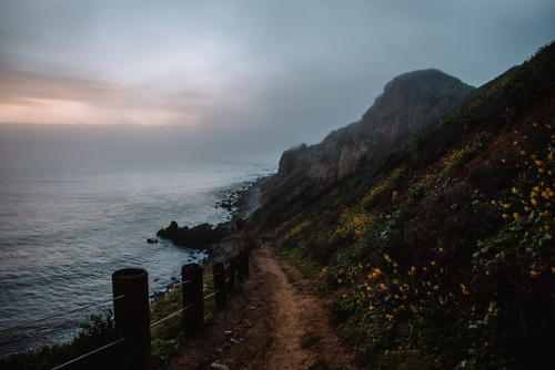 jasonincalifornia:Fog Banks at Sunset - Palos Verdes,...