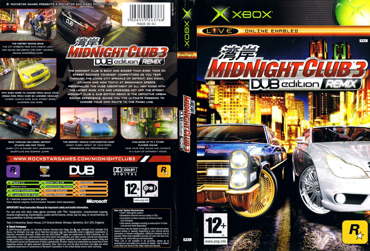 midnight club 3 dub edition for xbox 360
