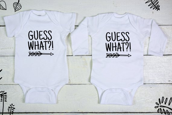 Baby Fashion - Get It Now Guess What Twins, Twins Pregnancy...