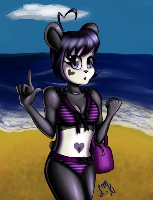 lonesomemuse:I don’t usually draw furries, but she’s best panda...