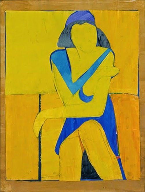 forevernoon:Richard Diebenkorn (1922-1993), Untitled (Yellow...