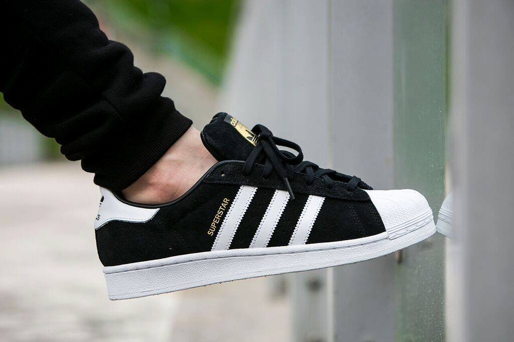 Adidas Superstar Suede - Black (by worldbox) Buy... – Sweetsoles ...