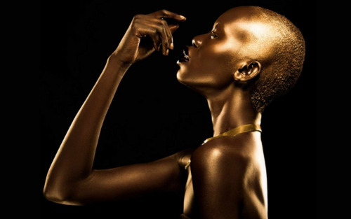 vmagazine:‘Golden Goddess’ - model: Mari Agory - photographer:...