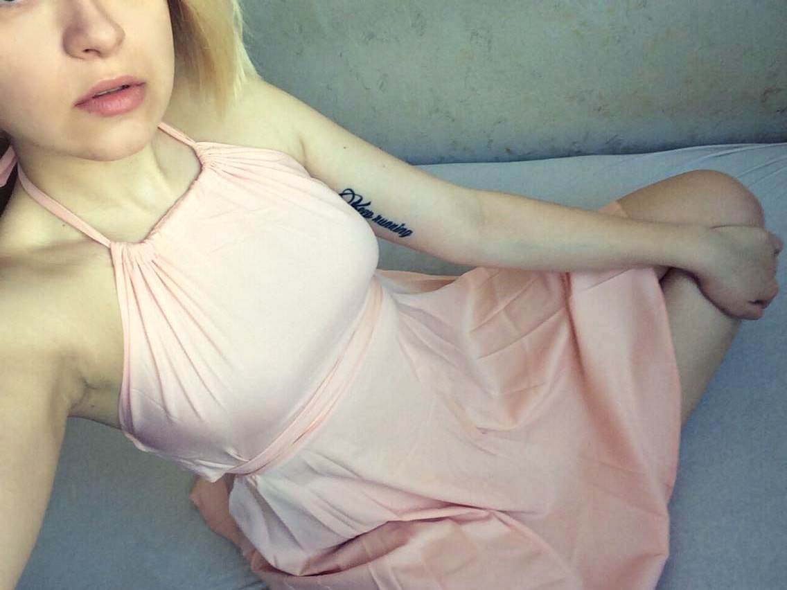 Pastel pink dress