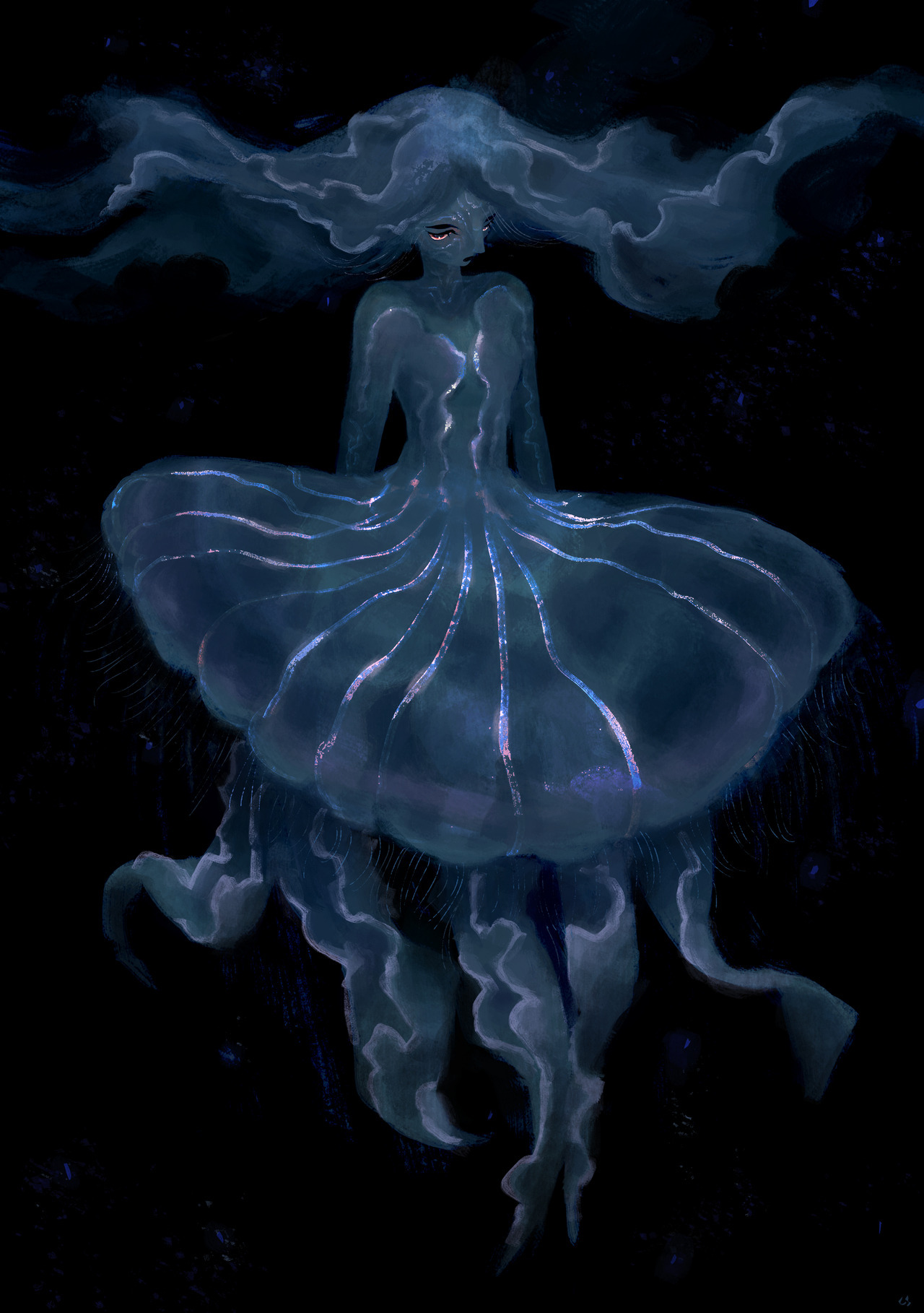 jellyfish mermaid on Tumblr