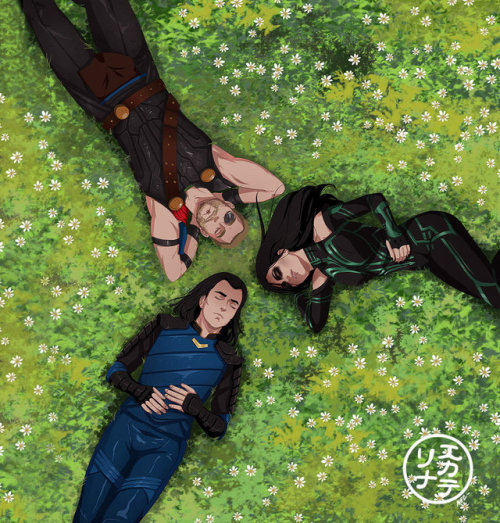 jollycollectioner:Thor, Loki and Hela are in peace.: what if...