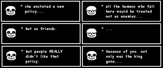 burawando: Sans’s call if you only kill Papyrus...