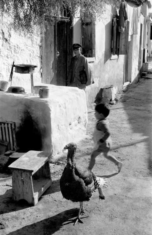 Greece, 1957.Photo credit: Rene Burri — in Greece.