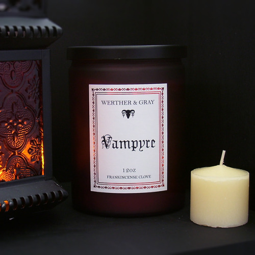 sosuperawesome:Scented CandlesWerther And Gray on EtsySee our...