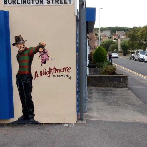 xombiedirge:Movie Inspired Street Art by JPS