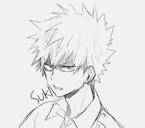 x0401x:asahimachi’s sketches >> bakugou katsuki