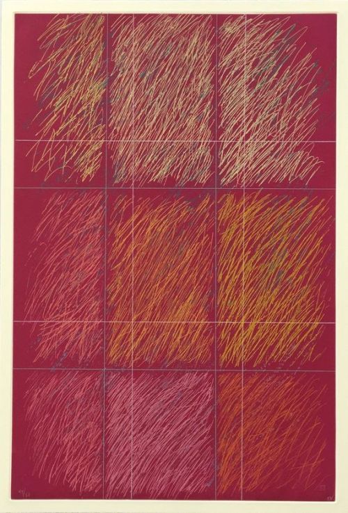 topcat77:Kenneth Noland ‘Roy’, 1990 Etching and Aquatint