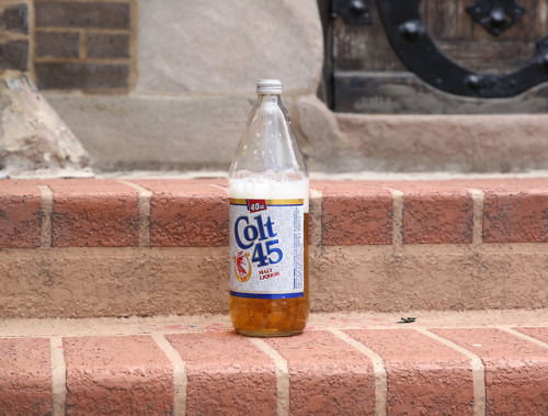 theonion:Half-Empty Bottle Of Colt 45 Left On Church Steps Must...