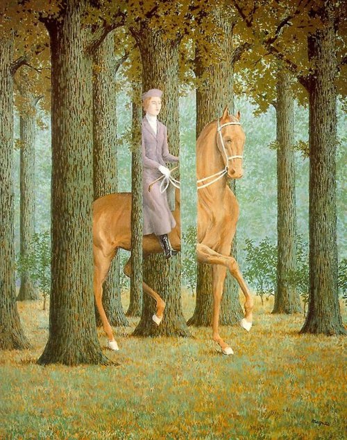 artist-magritte:The blank signature, 1965, Rene...