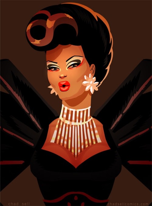 the-curse-of-pepe:Rupauls drag race WINNERS done by CHAD SELL