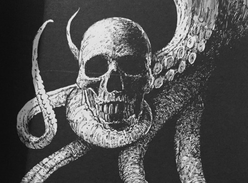 birchblack:Some pictures from my works of H.P. Lovecraft book....