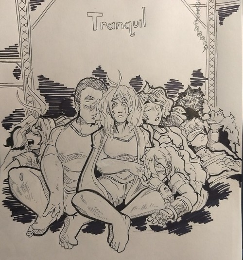 rapid-artwork:Inktober Day 2: Tranquil. (Click for...