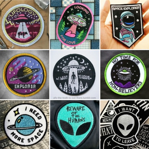 ufo-the-truth-is-out-there:ufo ‘n’ space patches source