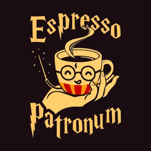 theonlymagicleftisart:Espresso Patronum (by sgrunfo)