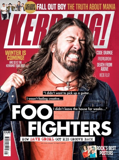 foofightersru:Foo Fighters for the Cover of Kerrang Magazine...