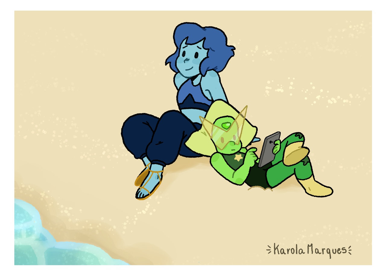 Just a fanart of the cutest couple of Steven universe