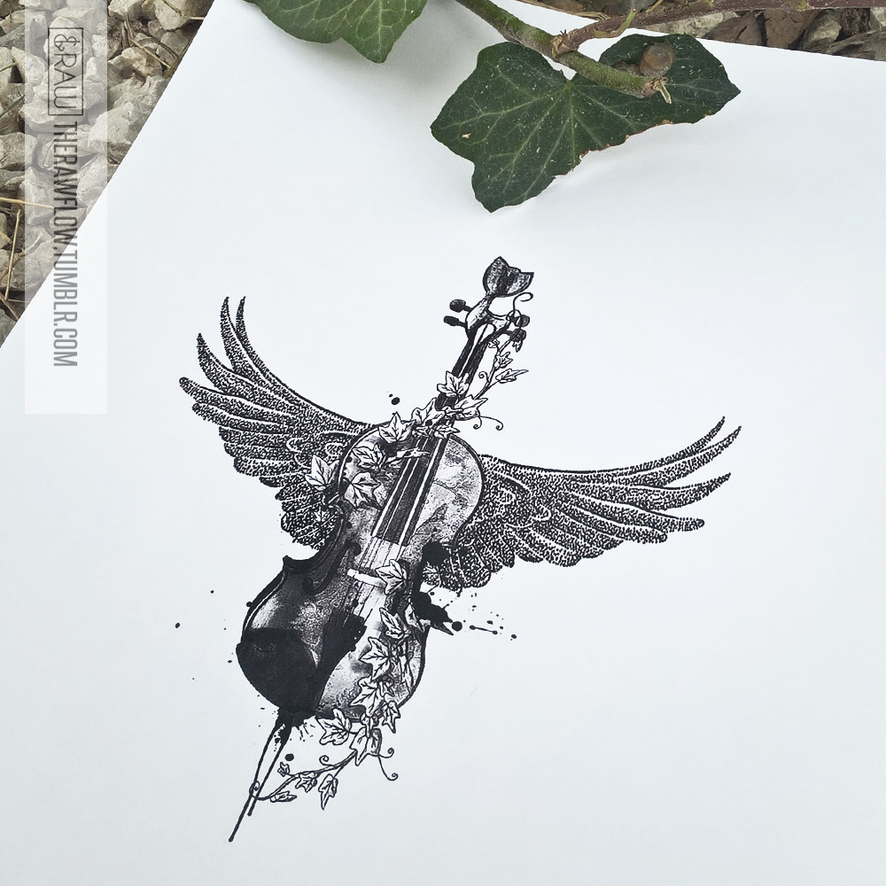 100 Free Tattoo Design Violin HD Tattoo Images