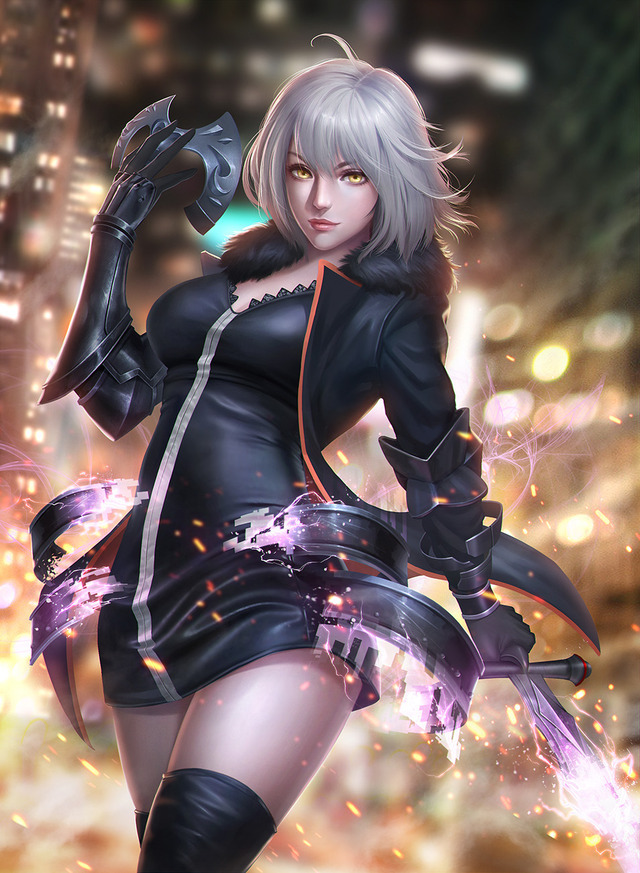 Beautiful anime girl Jeanne Alter (Avenger): (05 Mar 2018)｜Random Anime Arts [rARTs 