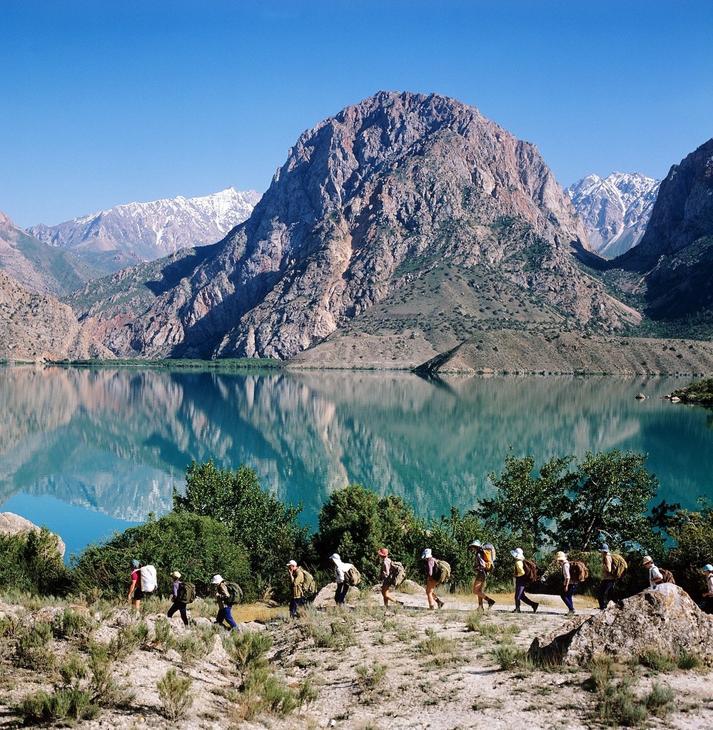 Lake Iskanderkul in Tajikistan, 1985 (via)