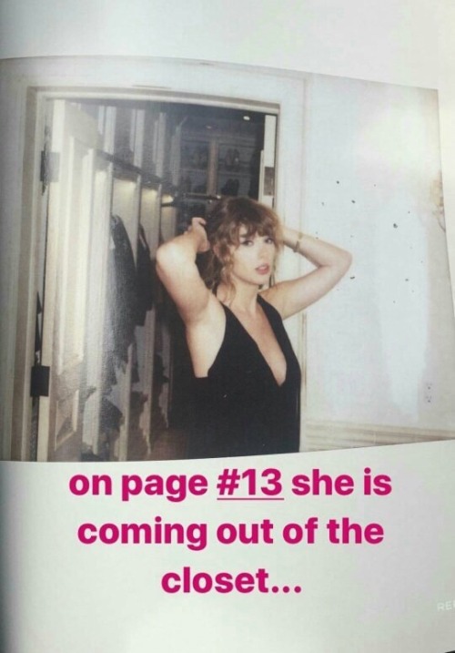 kaylor-will-never-die:gaylorrepdetective:Reputation Closets1. AT&amp;T Now spot2. Page 13 of...