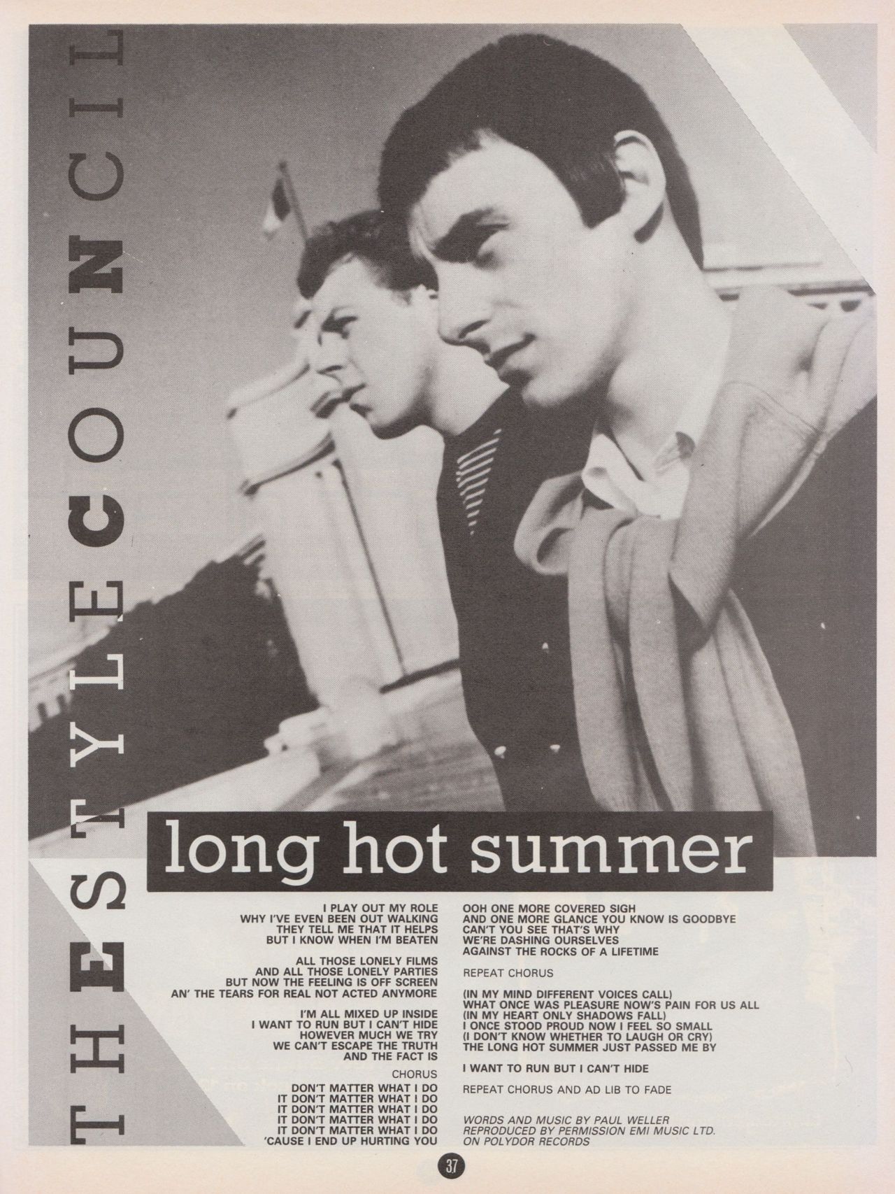 the style council long hot summer