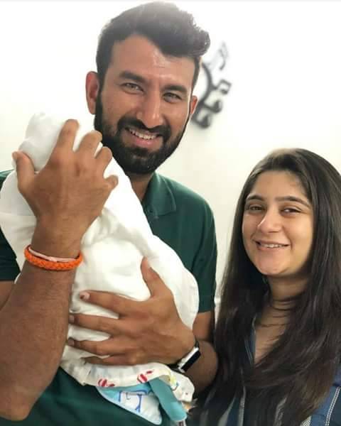 yourhomie18:yourhomie18:Chiteshwar Pujara is now a dadThey...