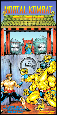 Mortal Kombat poster from Nintendo Power