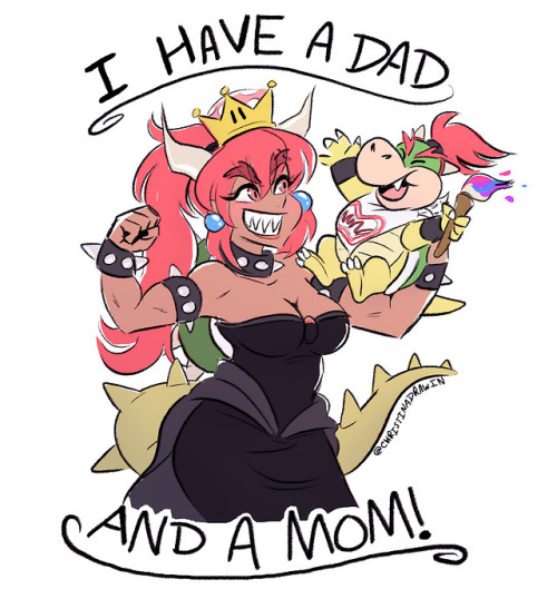 christinaisdrawing:One more Bowsette drawing! A nice...