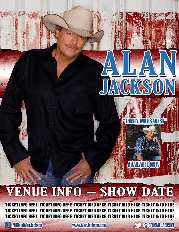 alan jackson tour poster