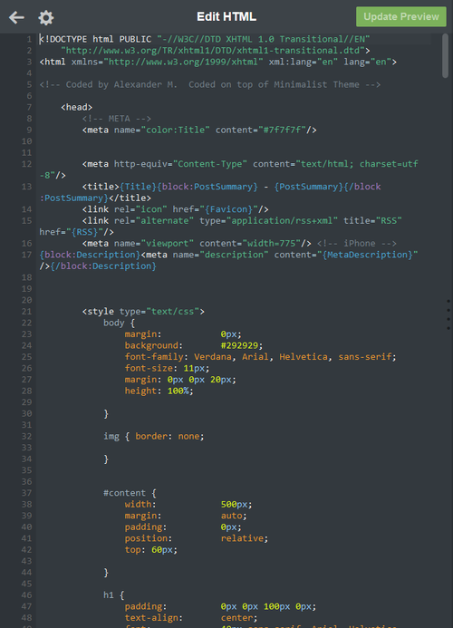how to copy and paste html code on tumblr on mac
