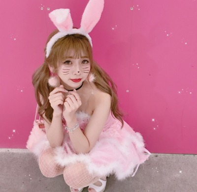 Pink Bunny Costume Tumblr