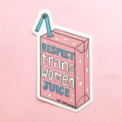 littlealienproducts:Respect Trans Women Juice // Raspberry...