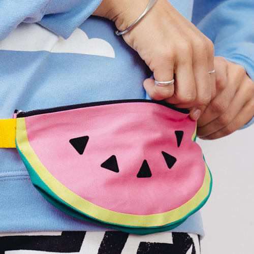 littlealienproducts:Fruity Festival Bumbags byMERRIMAKING