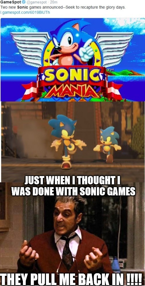 looks like a good sonic fan game and sonic generation 2 to me… not bad ...