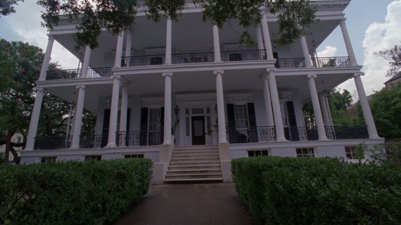 The American Horror Story Coven house. Neon Lights