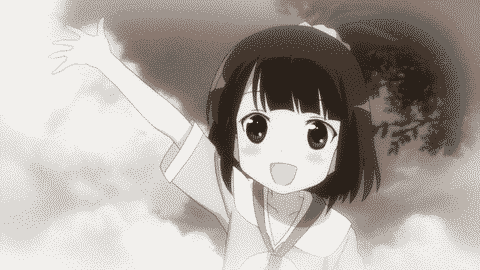 Anime School Girl Cute Wave GIF  GIFDBcom